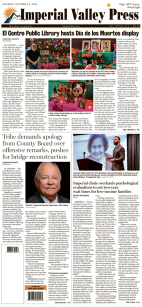 Cover of Imperial Valley Press