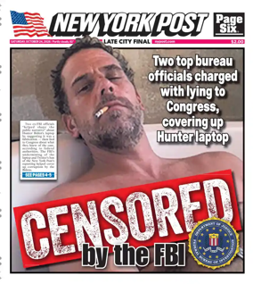 Cover of New York Post