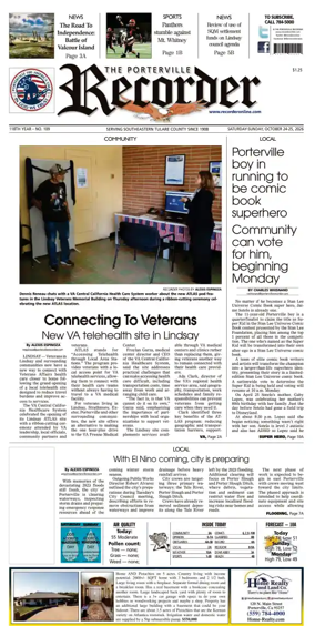 Cover of Porterville Recorder