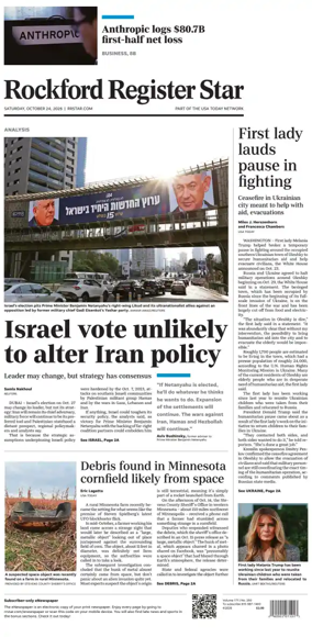Cover of Rockford Register Star