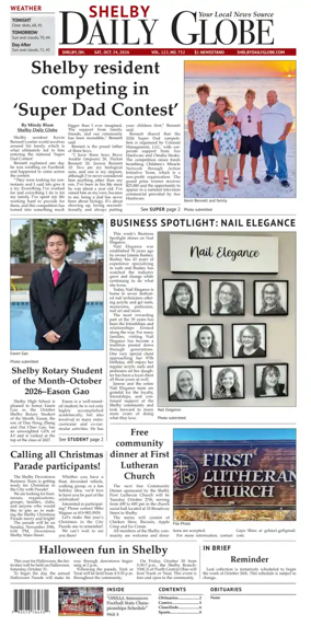 Cover of Shelby Daily Globe