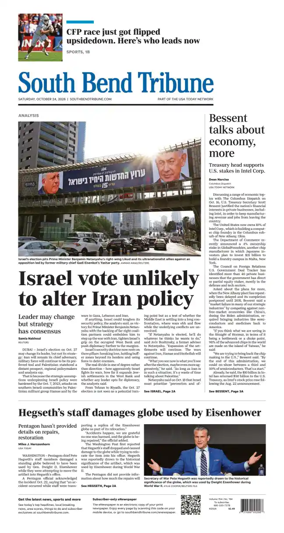 Cover of South Bend Tribune