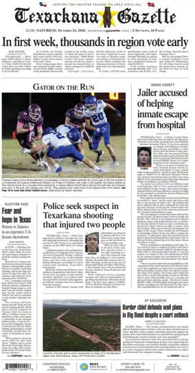 Cover of Texarkana Gazette