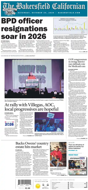Cover of The Bakersfield Californian