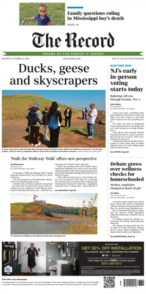 Cover of The Bergen Record