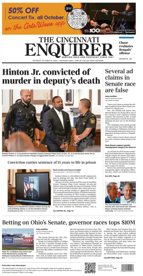 Cover of The Cincinnati Enquirer