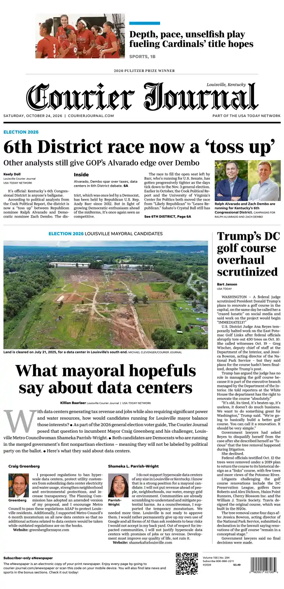 Cover of The Courier-Journal (Louisville)