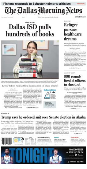 Cover of The Dallas Morning News