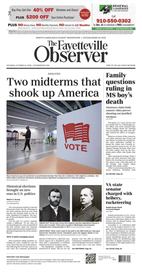Cover of The Fayetteville Observer