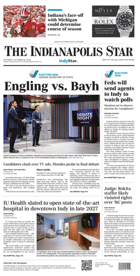 Cover of The Indianapolis Star