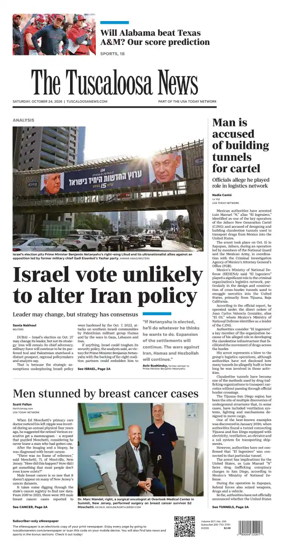 Cover of The Tuscaloosa News