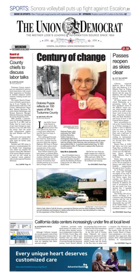 Cover of The Union Democrat
