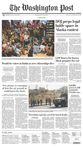 Cover of The Washington Post