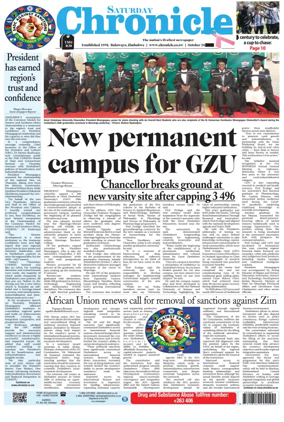 Cover of Chronicle (Zimbabwe)