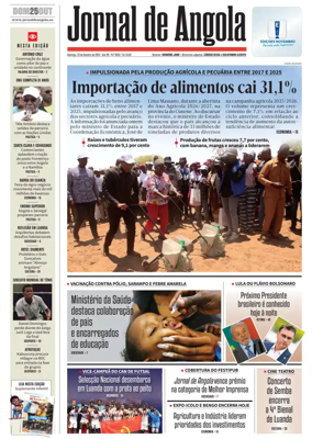 Cover of Jornal de Angola