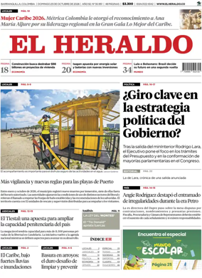 Cover of El Heraldo (Colombia)