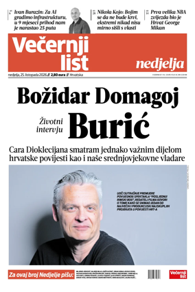 Cover of Vecernji list - Hrvatska