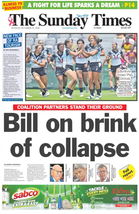 Cover of The Fiji Times