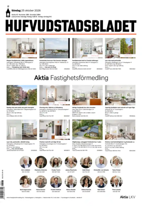 Cover of Hufvudstadsbladet