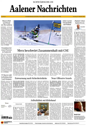 Cover of Aalener Nachrichten