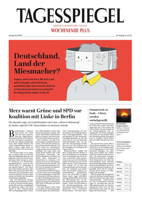 Cover of Der Tagesspiegel