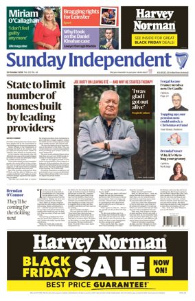 Cover of Sunday Independent (Ireland)