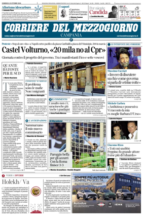 Cover of Corriere del Mezzogiorno (Campania)