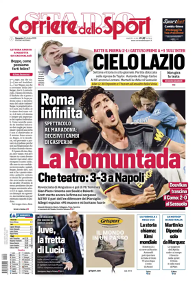 Cover of Corriere dello Sport