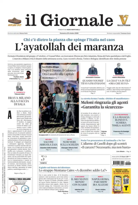 Cover of Il Giornale (Italy)