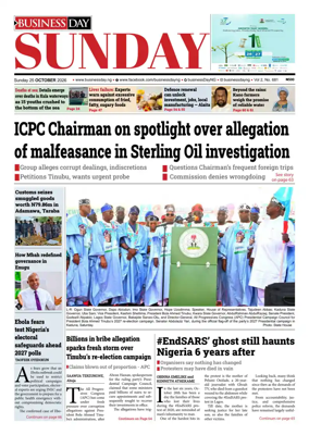 Cover of Business Day (Nigeria)