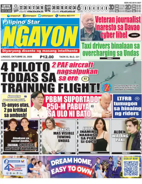 Cover of Pilipino Star Ngayon