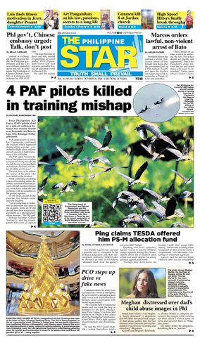 Cover of The Philippine Star