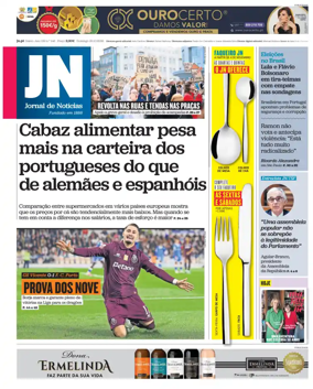 Cover of Jornal de Noticias