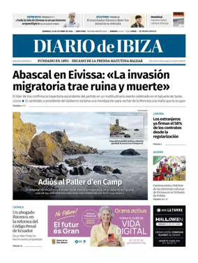 Cover of Diario de Ibiza