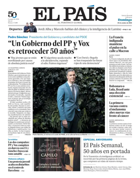 Cover of EL PAIS Euskadi