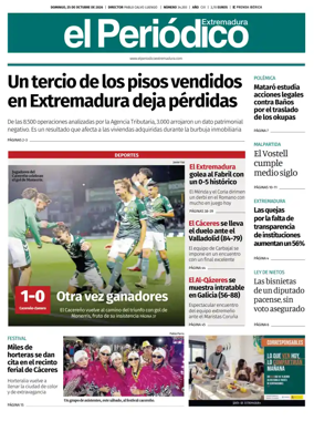 Cover of El Periodico Extremadura