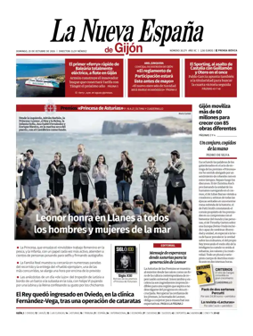 Cover of La Nueva Espana (Gijon)