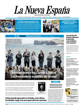 Cover of La Nueva Espana (Oviedo)