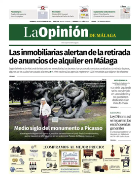 Cover of La Opinion de Malaga