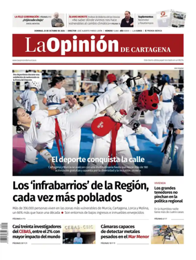 Cover of La Opinion de Murcia (Cartagena)