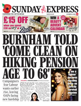 Cover of Sunday Express