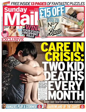 Cover of Sunday Mail (UK)