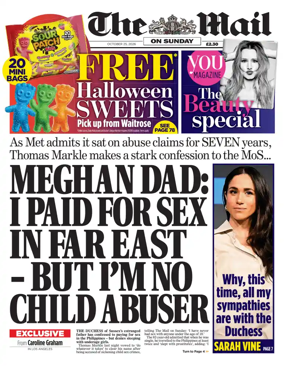 Cover of The Mail on Sunday