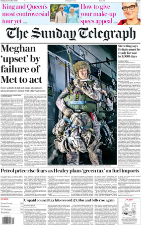 Cover of The Sunday Telegraph