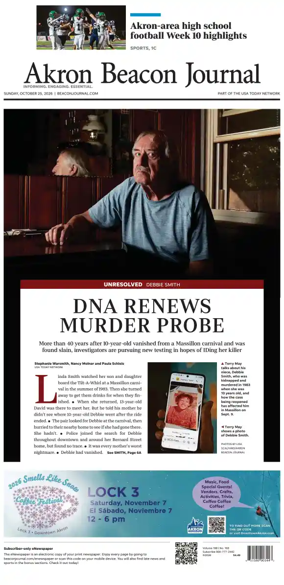 Cover of Akron Beacon Journal