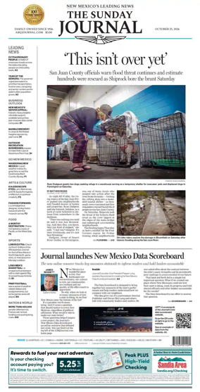 Cover of Albuquerque Journal