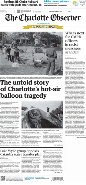 Cover of The Charlotte Observer (Sunday)