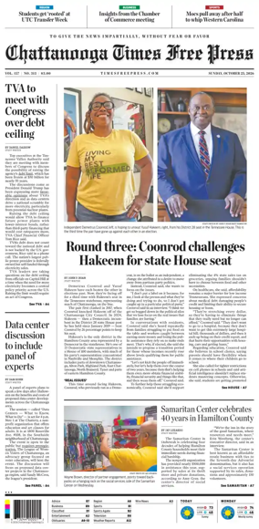 Cover of Chattanooga Times Free Press