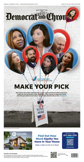 Cover of Democrat and Chronicle
