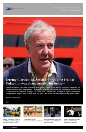 Cover of GB News UK